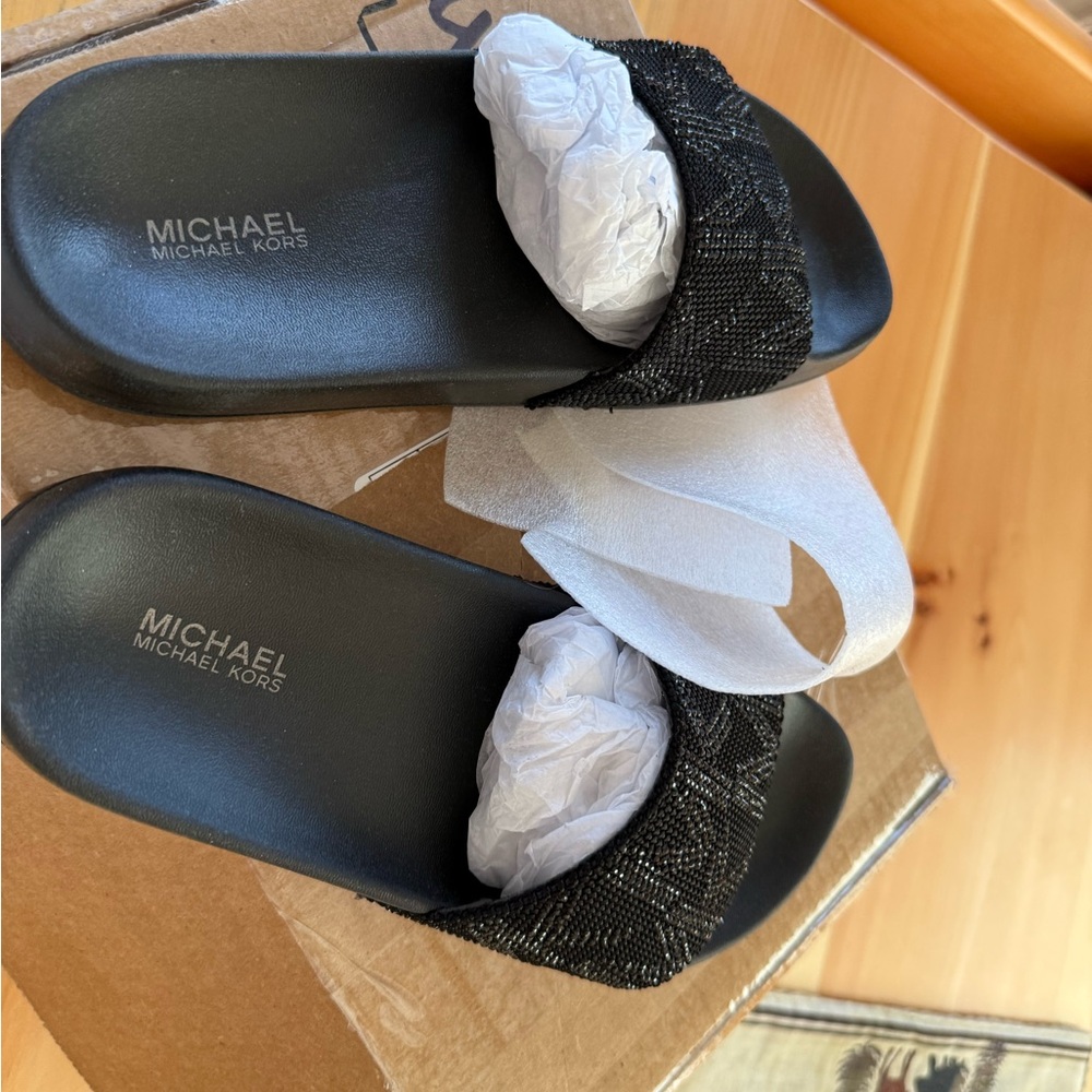 Michael Kors Black Women's Sandals